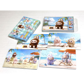 Xếp Hình Xốp A6 (4 In1) 12 Mảnh - Labubu