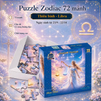 Puzzle Zodiac 72 mảnh - Cung Thiên Bình