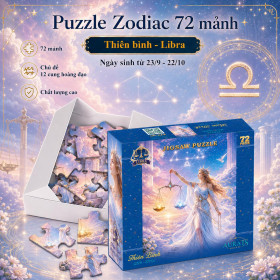 Puzzle Zodiac 72 mảnh - Cung Thiên Bình