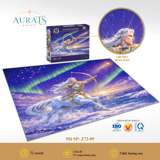 Puzzle Zodiac 72 mảnh - Cung Nhân Mã