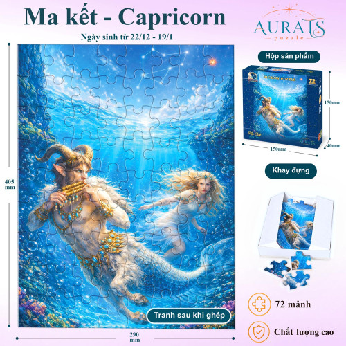 Puzzle Zodiac 72 mảnh - Cung Ma Kết