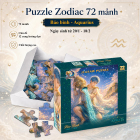 Puzzle Zodiac 72 mảnh - Cung Bảo Bình