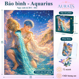 Puzzle Zodiac 72 mảnh - Cung Bảo Bình