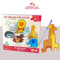 Xếp hình đầu tiên của Bé – Bộ 7 Con Vật Trong Sở Thú MFP-01
