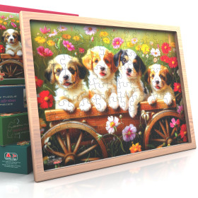 108-103 Four cute puppies