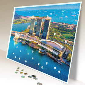 Tranh xếp hình 2035 mảnh: 2035-002 VỊNH MARINA