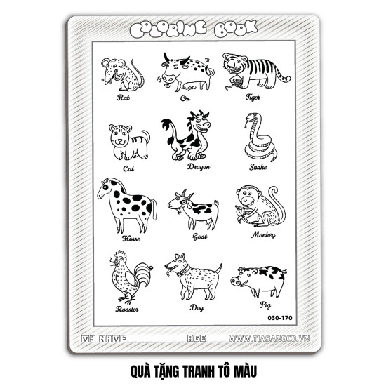 030-170 12 Con giáp - Baby Girl