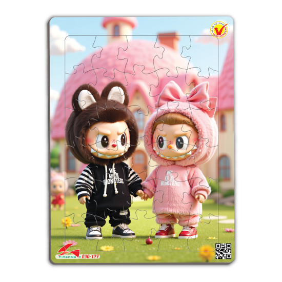 030-177 - Đôi bạn Labubu