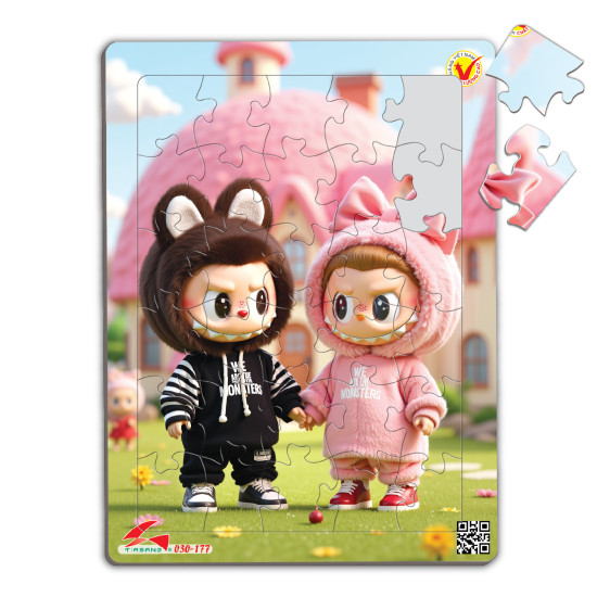 030-177 - Đôi bạn Labubu