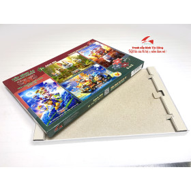 Xếp hình A4 (4 trong 1) Siêu Anh Hùng Thú Cưng