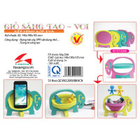 Combo 2 Giỏ Xếp Hình Sáng Tạo Voi & Cú