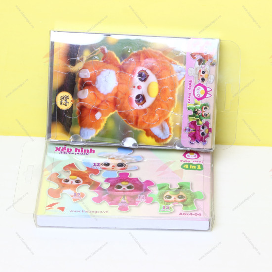 Xếp Hình Xốp A6 (4 In1) 12 Mảnh - Baby Three