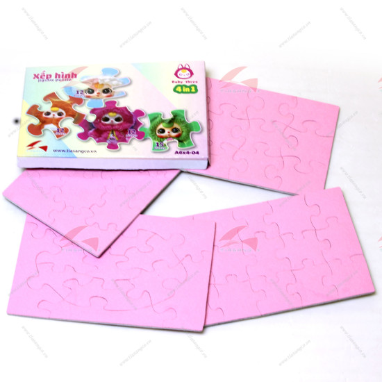 Xếp Hình Xốp A6 (4 In1) 12 Mảnh - Baby Three