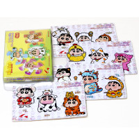 Xếp Hình Xốp A6 (4 In1) 12 Mảnh - Shin cậu bé bút chì