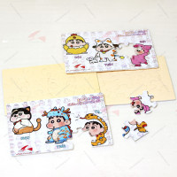 Xếp Hình Xốp A6 (4 In1) 12 Mảnh - Shin cậu bé bút chì