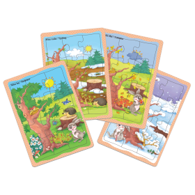  A5-038 Forest And Animals Over 4 Seasons (4 In 1)