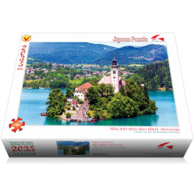 2035-017 CHURCH ON THE BLED ISLAND, SLOVENIA