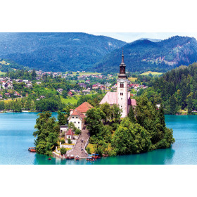 2035-017 CHURCH ON THE BLED ISLAND, SLOVENIA