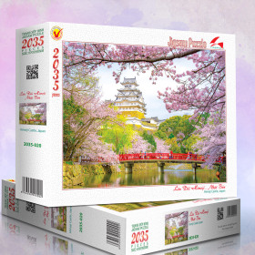 Tranh xếp hình 2035 mảnh: 2035-020 Lâu đài Himeji - Nhật Bản