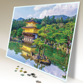 Tranh xếp hình 2035 mảnh: 2035-021 Chùa Vàng Nhật Bản