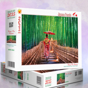 Tranh xếp hình 2035 mảnh: 2035-022 Rừng Tre Sagano