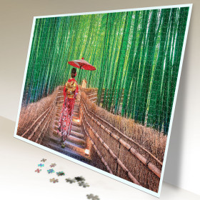 Tranh xếp hình 2035 mảnh: 2035-022 Rừng Tre Sagano