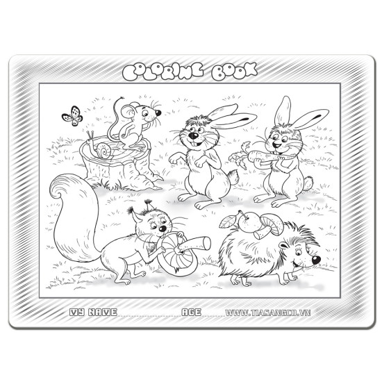 030-141 Chuột , Thỏ, Sóc Và Nhím