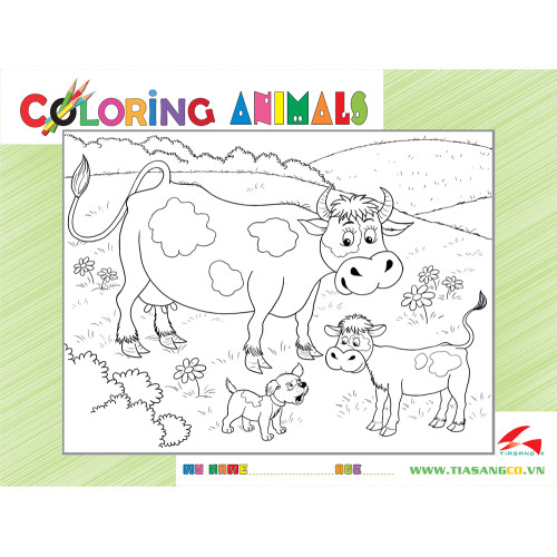 030-115 Bò Mẹ Và Bò Con