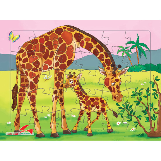 030-122 Hươu Mẹ Và Hươu Con