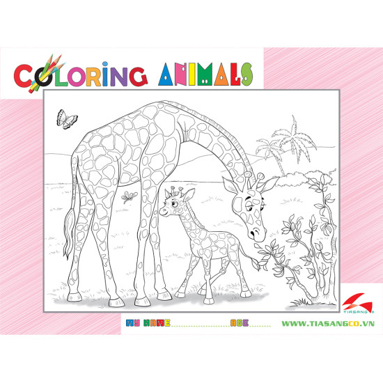 030-122 Hươu Mẹ Và Hươu Con