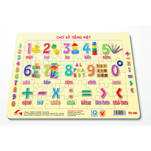 A3-026 Chữ Số Tiếng Việt