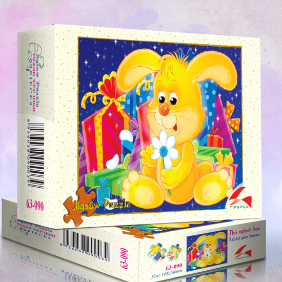 63-090 Thỏ Nghịch Hoa