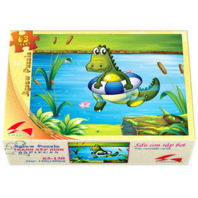 63-130 Sấu Con Tập Bơi