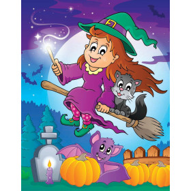 63-139 little witch piece puzzle