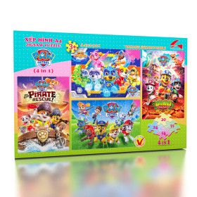 Xếp hình A4 (4 trong 1) Paw Patrol