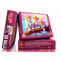 Tranh Ghép Hình 475 Mảnh-006-Báo Con Ngộ Nghĩnh