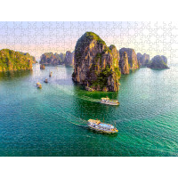 Tranh xếp hình 475 mảnh cao cấp "Việt Nam - Vẻ đẹp bất tận" - Hạ Long  Bay ( Quang Ninh)