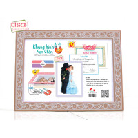 MF-N1 Bộ 2 khung hình nam châm màu nâu 1