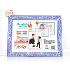 MF-X1 Bộ 2 khung hình nam châm màu xanh 1