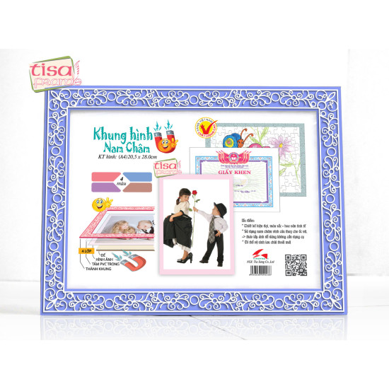 MF-X1 Bộ 2 khung hình nam châm màu xanh 1