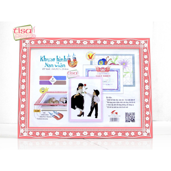 MF-D2 Bộ 2 khung hình nam châm màu đỏ 2