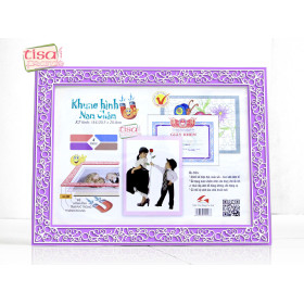 MF-T1 Bộ 2 khung hình nam châm màu tím 1